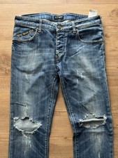 Armani Jeans Herren Hose Jeans Zerrissen Blau Gr. 32
