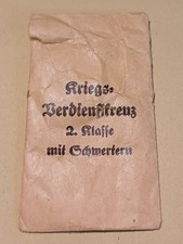 Tüte Zum Kriegsverdienstkreuz