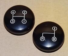 2x Schaltknopf Schaltknauf mit Schaltbild Eicher ED310 ED500 EM600 Traktor 3/4 