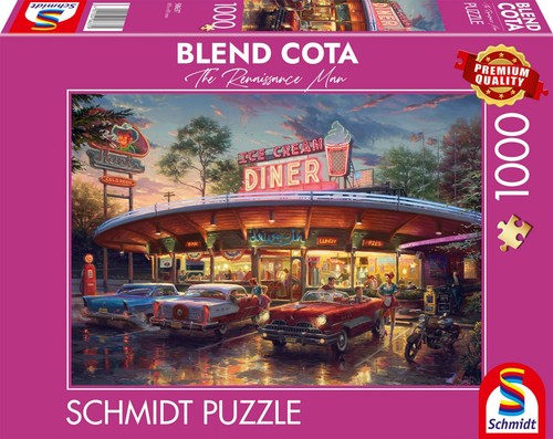 American diner puzzles blend - american,