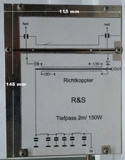 R&S 2m Tiefpassfilter mit Richtkoppler, 150W