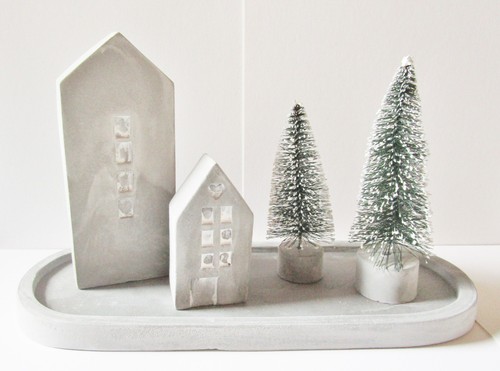 Weihnachtsstadt aus beton - weihnachtsstadt,