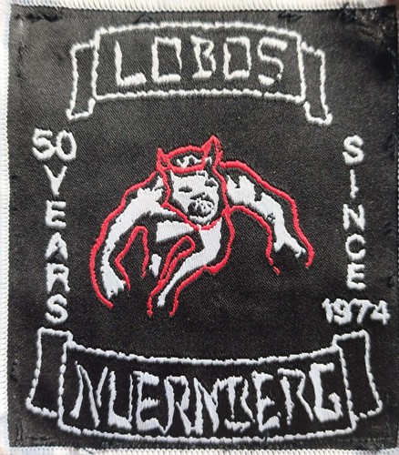 Lobos nürnberg mc patch - lobos,