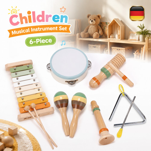 Musikinstrumente spielzeugset - musikinstrumente,