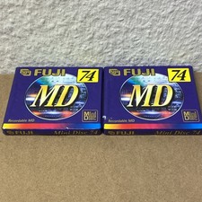 2x FUJI MD 74 Minuten Minidisc