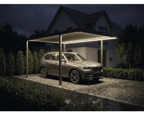 Aluminium einzelcarport - aluminium-,