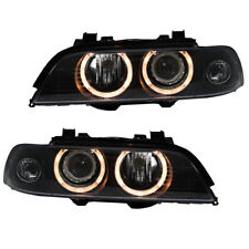 Xenon D2S Scheinwerfer Angel Eyes Set für BMW E39 Bj. 95-00 Limo Touring Schwarz