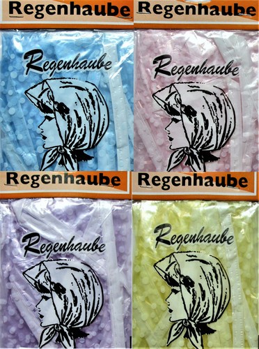 Regenhaube frisurenschutz - 1x,