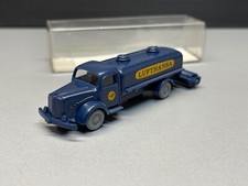 IMU Mercedes 5000 Sprengwagen mit Kehr Walze Lufthansa I.M.U. H0 1:87 OVP limit.