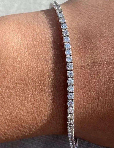 14k echt weißgold einreihiges - 14k,
