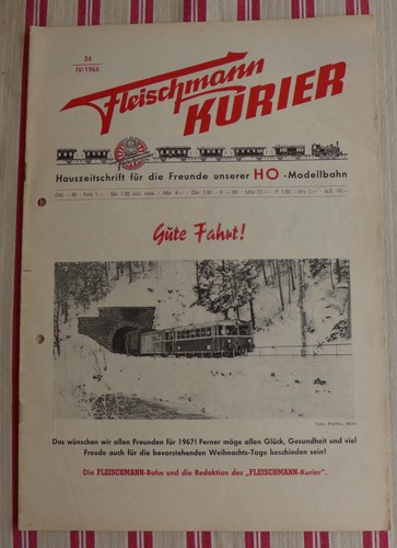 Fleischmann kurier 1966 - kurier,, iv/1966
