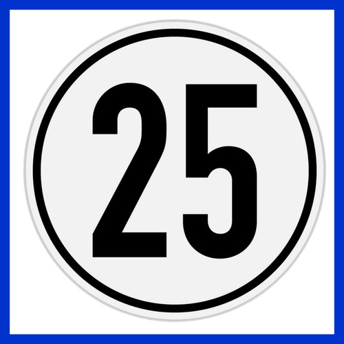 Blechschild h für - blechschild, km/h