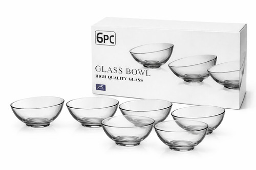 Glasschalen set rund - 6x,