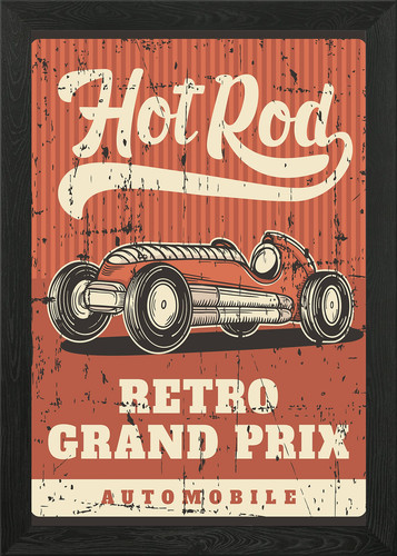 Hot rod grand prix - grand, wall