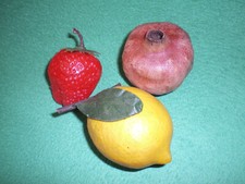 3  Früchte Obst Dekoration Kunstobst Deko Obst