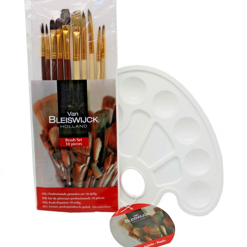 Pinselset mischpalette acryl - pinselset,