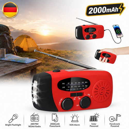 Notfall radio kurbelradio - radio,