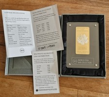 Silbermünze World coin bar