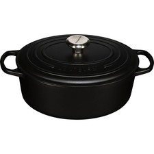 Le Creuset Signature Bräter oval 29 cm schwarz