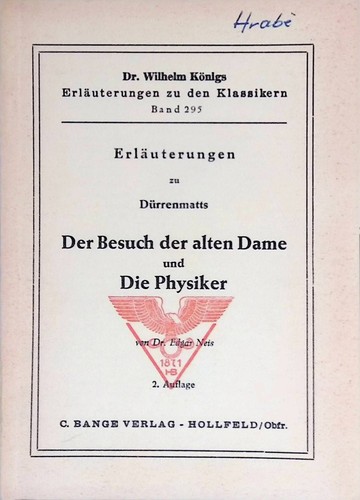 Erläuterungen dürrenmatts - erläuterungen,