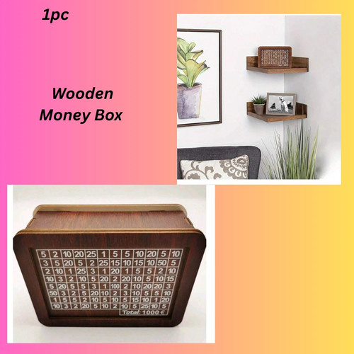 Holz spardose mit - holz,