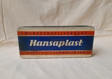 Blechdose Hansaplast Sprechstundenpackung Beiersdorf Hamburg 50er Jahre ?