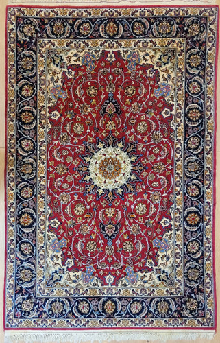 Isfahan teppich seide - isfahan,