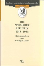 Die Weimarer Republik 1918-1933 | 2002 | deutsch