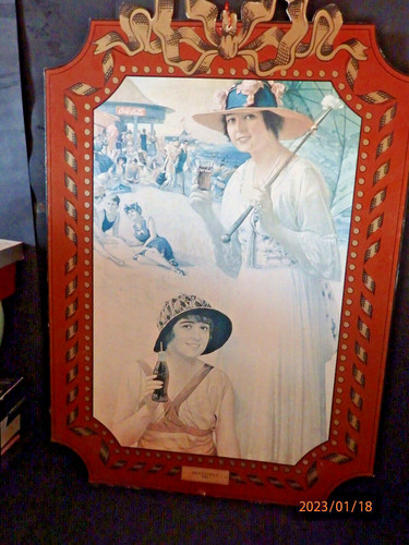 Werbeplakat coca cola beach - cola,