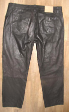 STARK: - TOM TAILOR - Herren- Lederjeans / Lederhose in schwarz ca. W38-39 / L28