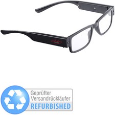 infactory Modische Lesehilfe mit integriertem LED-Leselicht Versandrückläufer