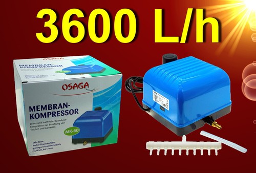 Aquarium luftpumpe 3600 - luftpumpe, 🐟