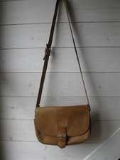 GREENLAND WESTCOST Coole Lederumhängetasche - hell - gebraucht - schönes Patina