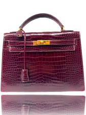 Hermes Kelly 32 Sellier Rouge