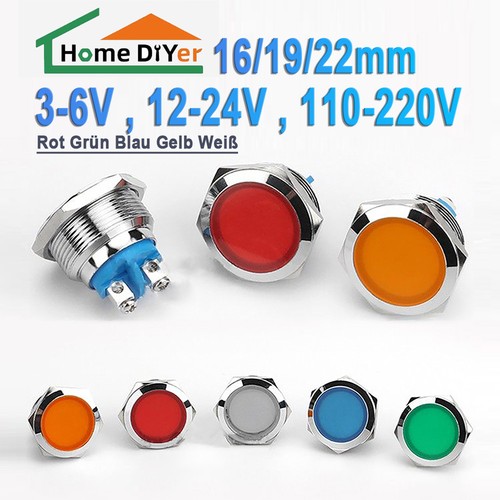22mm led leuchtmelder - 16-22mm,
