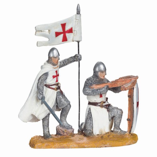 Templer zwei kreuzritter - templer, mit