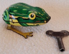 Frosch Köhler Blechspielzeug Western Germany  50er 60er Jahre mechanisch vintage