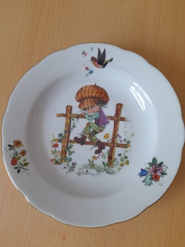 Kinderteller aus porzellan - aus,