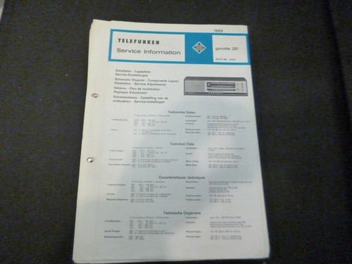 Original service manual - original,
