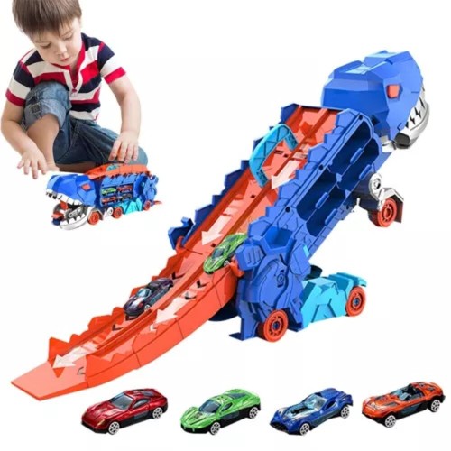 Lkw dinosaurier transport - dinosaurier,