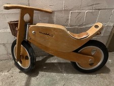 Retro Kinderlaufrad ab 2 Jahre aus Holz gebraucht sehr guter Zustand .