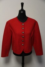 rote Trachtenjacke Filzjacke