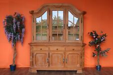 Nr.1425a Vitrine Schrank Wohnzimmer Pinie Holz teilmassiv