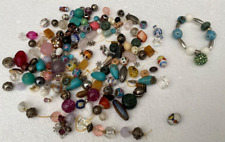 Perlen Mix  Glas  Schmuckherstellung Im Inneren befinden sich Edelsteine 460 g