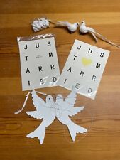 Hochzeit, Dekoration, Tauben, Aufkleber