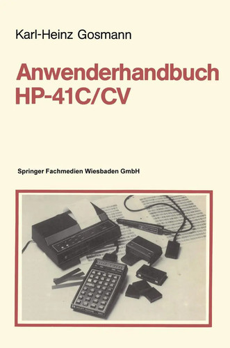 Anwenderhandbuch c cv - anwenderhandbuch, hp-41