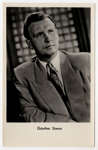 Schauspieler günter simon - ak,