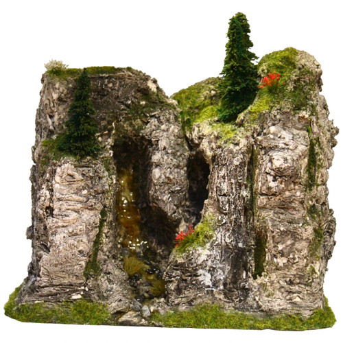 Diorama felsen schlucht - h0, mit