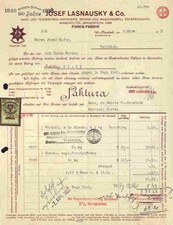 Josef Lasnausky & Co 1931 Wiener Neustadt Firnis Fabrik Harze Öle Fette Weilbach