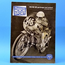Illustrierter Motorsport IMS 5 1961 Poster MZ RE 125 Moskwitsch 407/1 Moped M